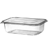 Hinged Salad Container 1000cc [50 Pcs]